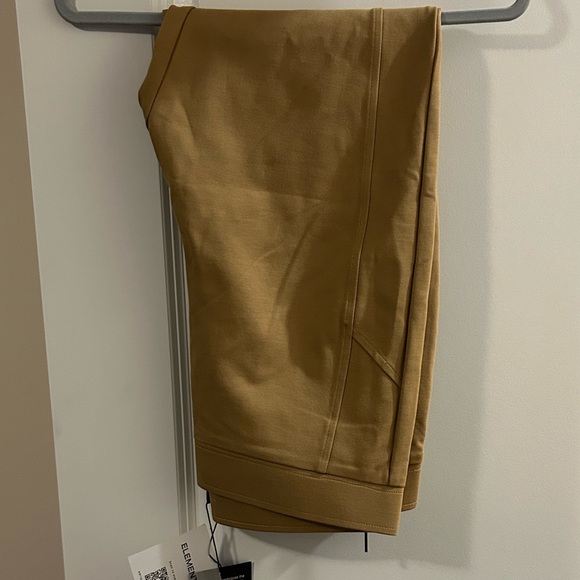 2-PC SET Adrienne Landau Pink, Tan, Gold Tweed Blazer & Tan Pants - Picture 6 of 7